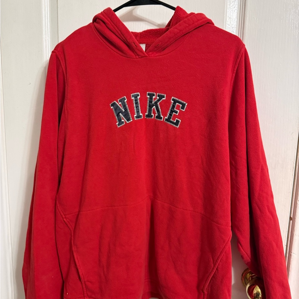 Nike Bright Red Pullover Hoodie